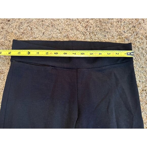 AMERICAN GIANT Black Flared Leggings Pants Pull On Ankle Yoga Casual Sz 4 28x24 - Picture 9 of 10